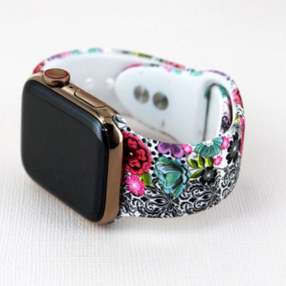 Apple Watch Band, Floral Graffiti - Picture 1 of 1